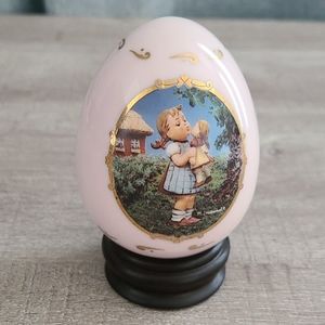 M.J. Hummel Porcelain Egg Collection "Kiss Me"